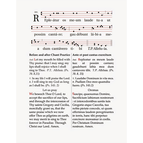 The Gregorian Schola for Beginners by Ben Perry